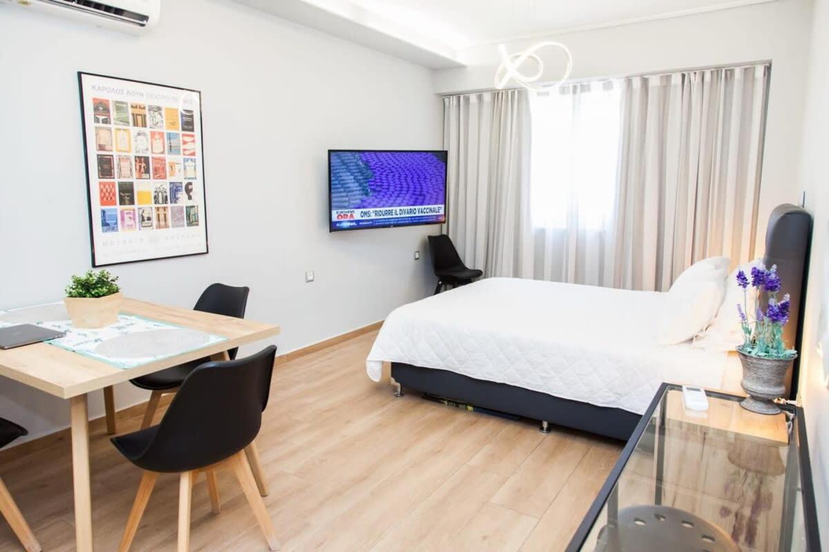 Contemporary And Chic Apartment In Central Athene Buitenkant foto