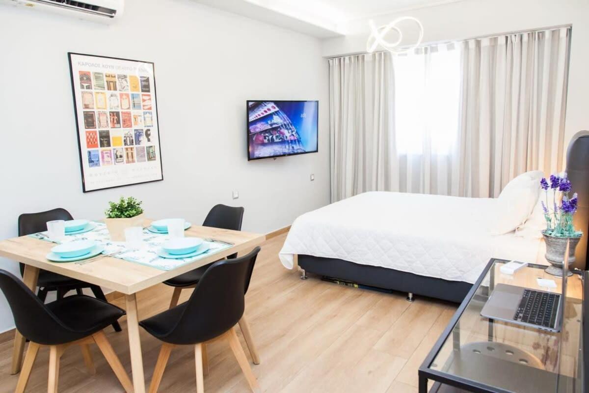 Contemporary And Chic Apartment In Central Athene Buitenkant foto